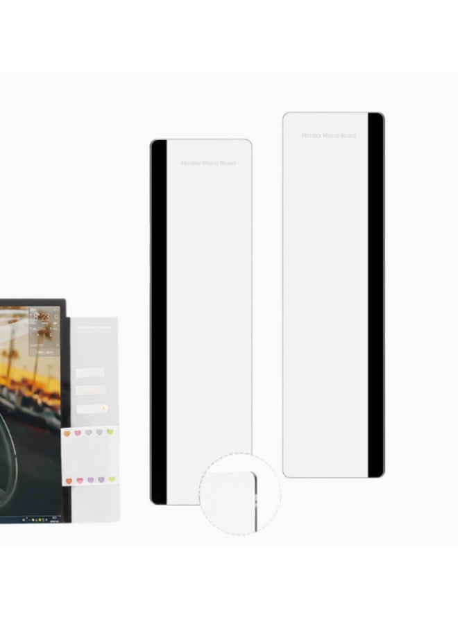 ووفيكسر قطعتان من لوحات الملاحظات لشاشة الكمبيوتر، وحوامل رسائل لمكتب العمل مع أوراق لاصقة، وإكسسوارات مكتبية عصرية لتنظيم المنزل والمكتب. - Image 2